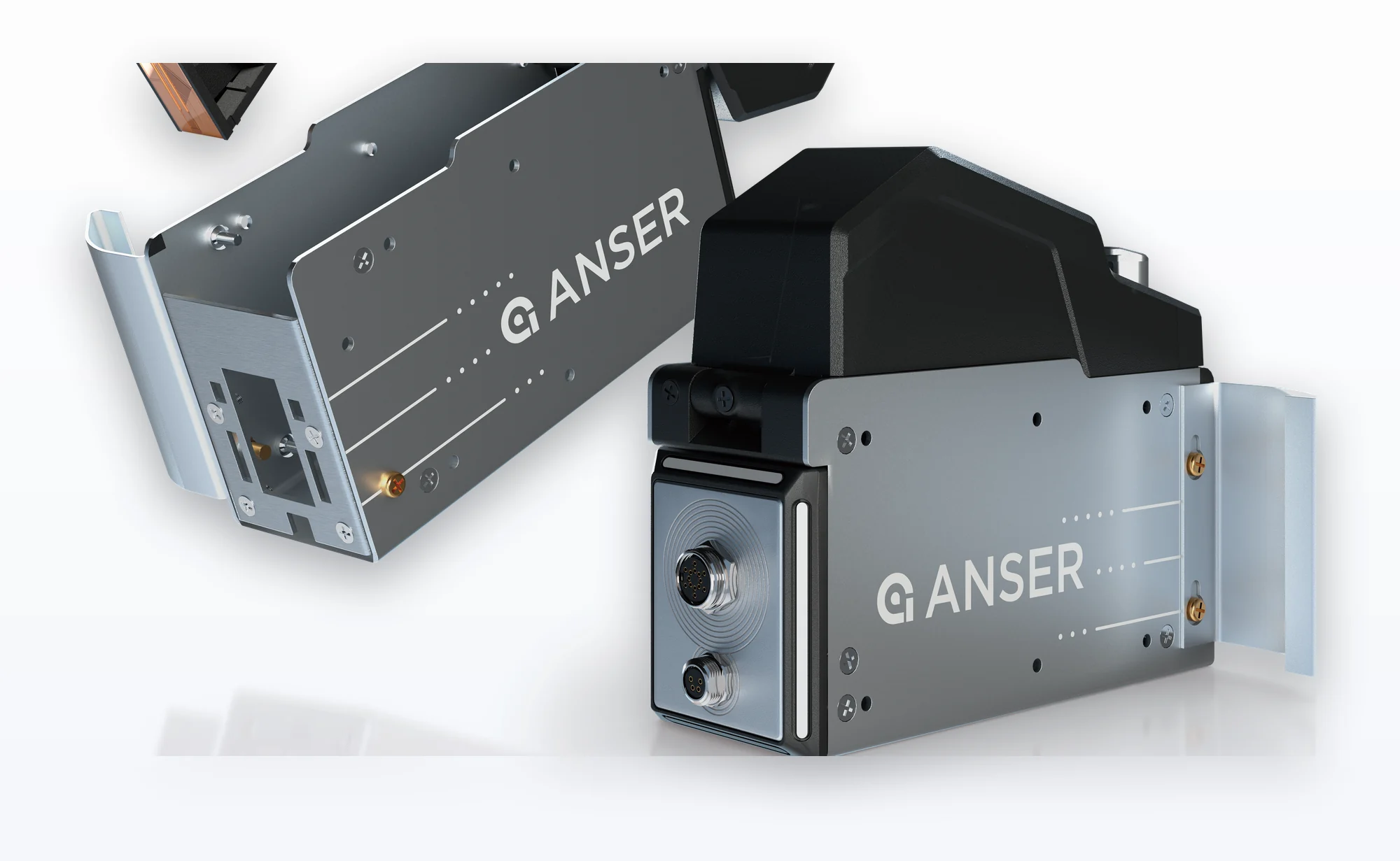 Anser Odyssey XL 1-inch thermal inkjet printhead assembly shown from two angles